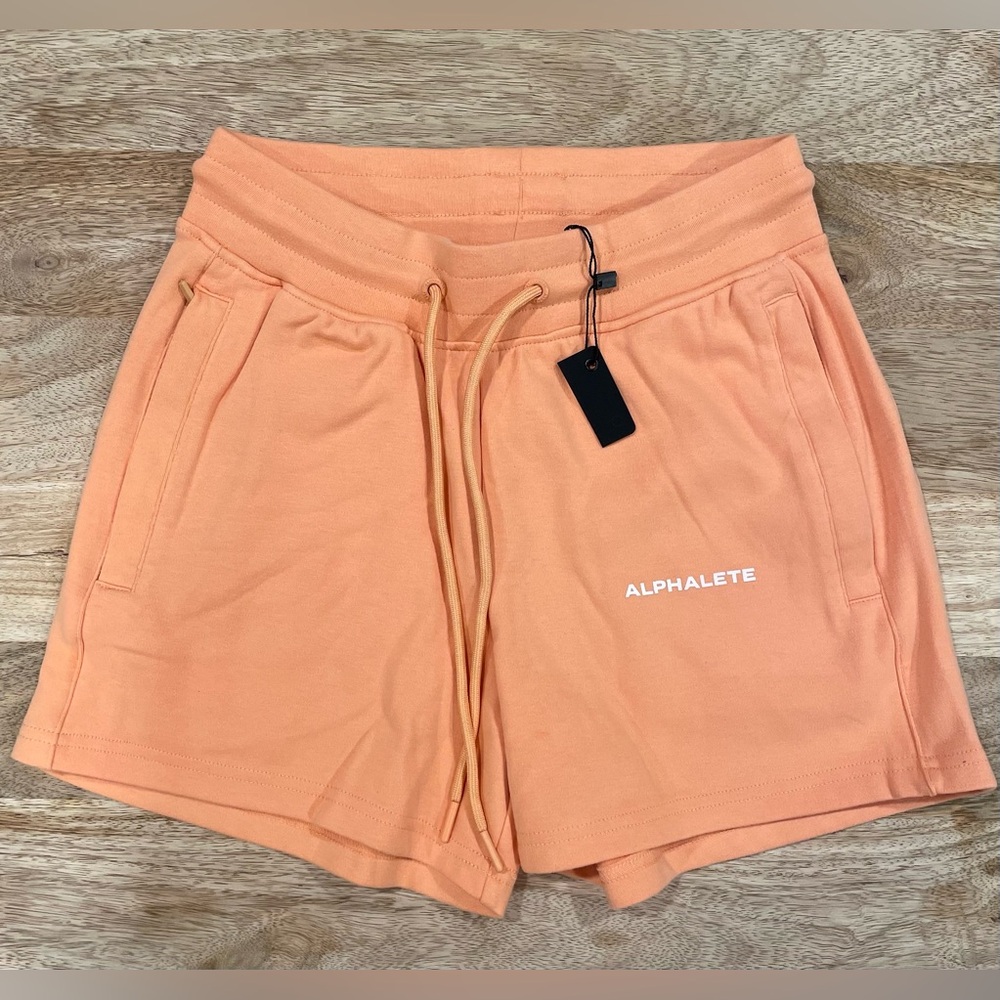 Alphalete Fleece Peach Shorts